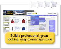Build a professional online store with ProductCart