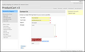 CAPTCHA Anti-Spam Contact Form Upgrade